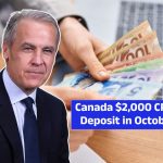 Canada $2,000 CRA Direct Deposit in October 2025