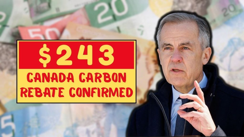 Canada Carbon Rebate Confirmed