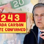 Canada Carbon Rebate Confirmed